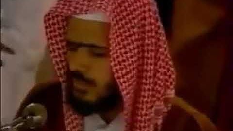تلاوة نادرة للشيخ عبدالباري الثبيتي إمام الحرم المكي