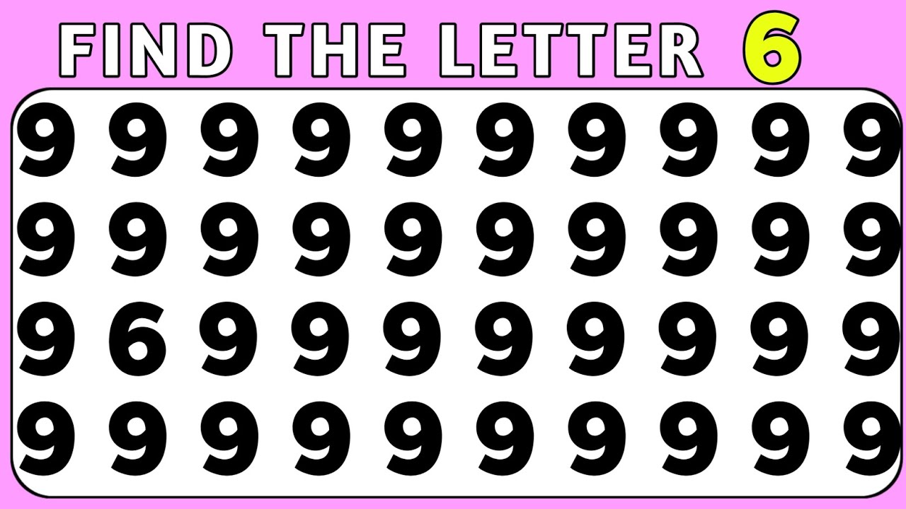 Welcome to the ULTIMATE Eye Test Challenge! Can YOU spot the odd one out? 🧐