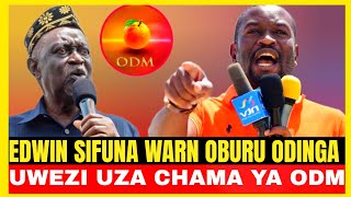 UWEZI UZA CHAMA YA ODM PARTY KWA RUTO!! EDWIN SIFUNA SUPPORTER TELLS OBURU ODINGA 