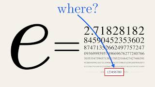 Does e ever contains sequence 123456789