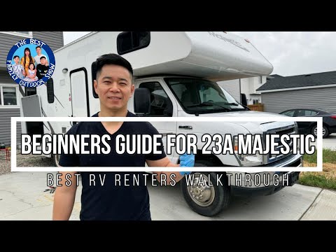 Thor Majestic 23A Ford Super Duty E-350 Motorhome 사용 방법 - 완전한 임차인 및 사용자 가이드