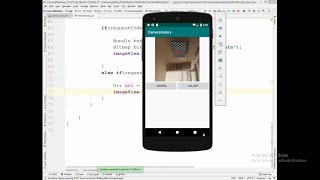 29. Android Tutorial: part 2: Camera & Gallery - how take a image from gallery