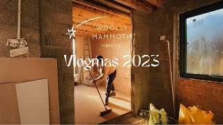 Woolly Mammoth Fibre Co | Vlogmas 2023 | Day six | Working on the dye studio and some knitting chat