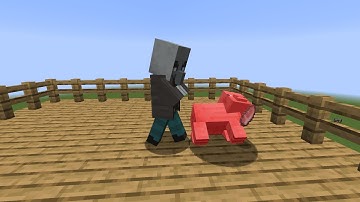 Minecraft 1.15.2: How to make a vindicator attack everything