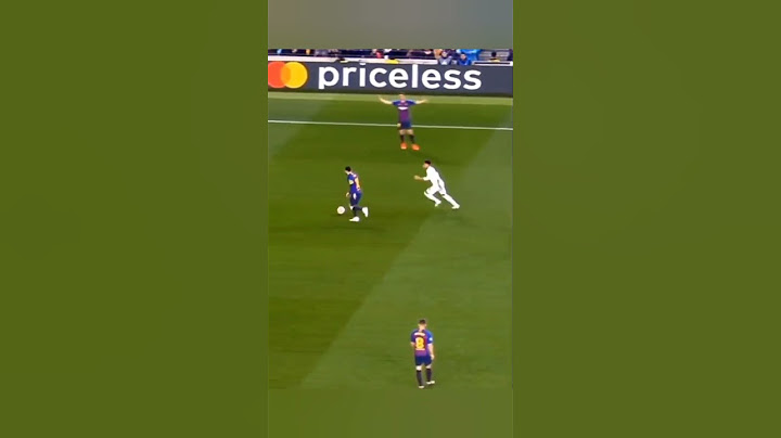 ميسي يدمر فريق ريال مدريد بالكامل 😱🔥