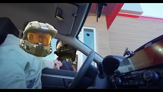 Video thumbnail of "Master Chief is in the drive thru at Burger King"