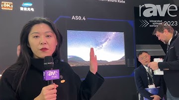 ISE 2023: Ledman Shows Off AS0.4 COB dvLED Display With 0.4mm Pixel Pitch for Home Theaters