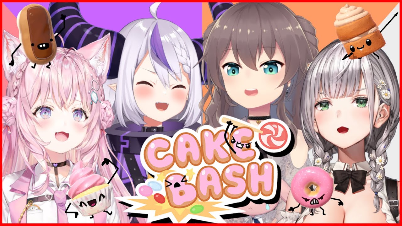 Cake Bash 最強のお菓子パーティー勝負 ホロライブ 夏色まつり Youtube