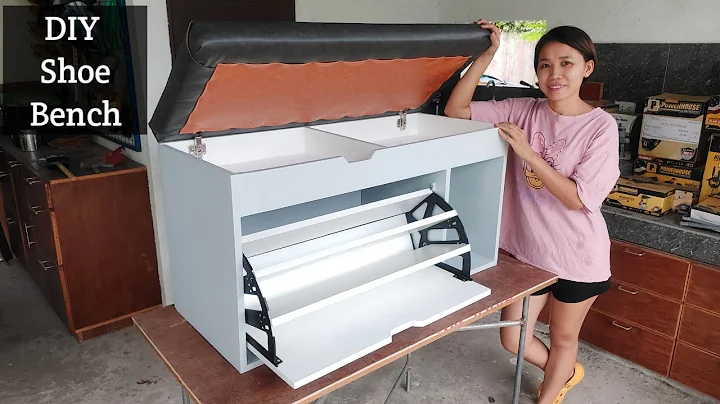 DIY 3 Slots Shoe Rack | Shoe bench | Shoe storage | How to build | paano kami gumawa ng shoe rack