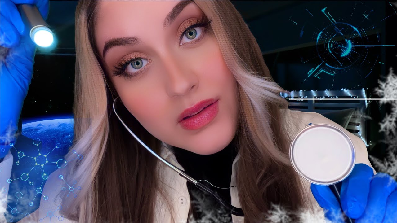 ASMR deutsch Cranial Nerve Exam Sci Fi Doctor Roleplay 👾 SPACE Doctor Fixing You| Medical Exam Arzt