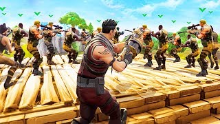 BIGGEST TEAM BATTLE EVER! (Fortnite: Battle Royale 50 vs 50)