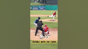 Trouble with the Curve.  If a hitter flinches on the curve, keep throwing it!  Make him hit it!