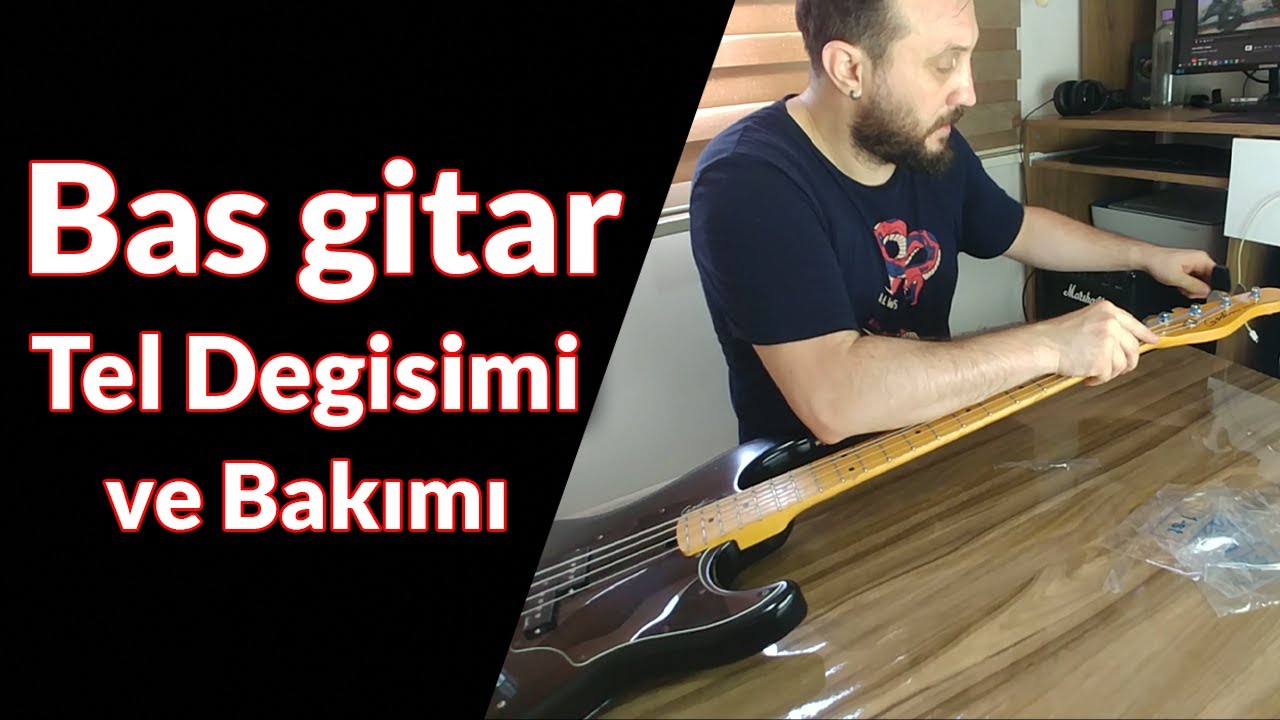 Bass Gitar Tel değişimi ve Bakım Rütinim 😂