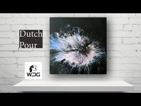 Dutch Pour ~ Acrylic Pour #49 ~ Fluid Art ~ Acrylic Art Pour Painting