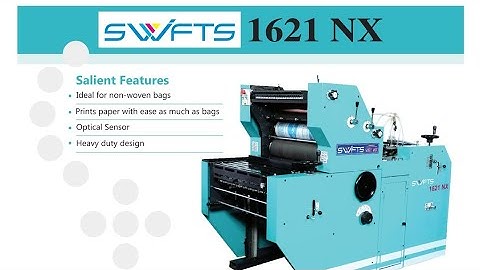 SWIFT NX 16/21 OFFSET PRINTING MACHINE
