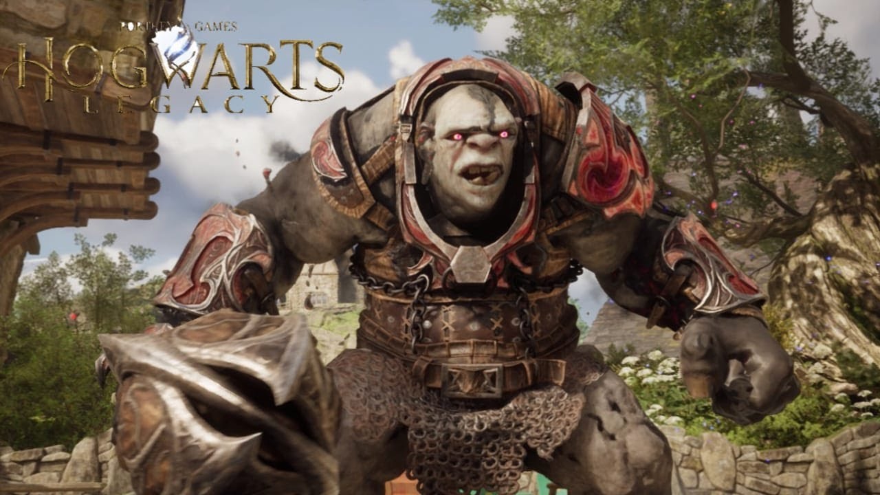 Hogwarts Legacy (2023) - Armoured Troll Boss Fight