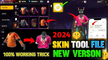 Hip Hop Bundle Skin Tool Pro 2024🥵||How To Use Skin Tool Pro In Free fire max 🤔||#garenafreefire