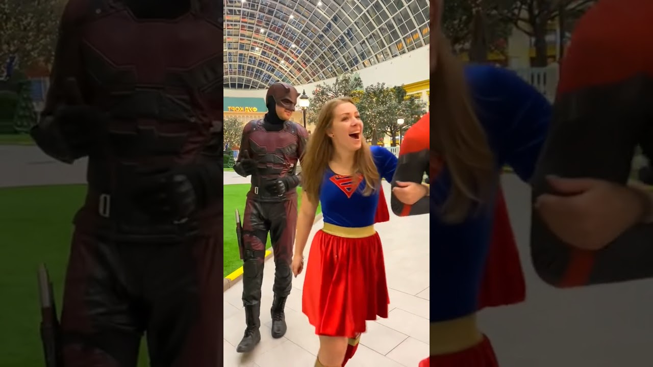 who is he talking to? #supergirl #spiderman #love #lovestory #4k #shorts