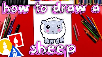 How To Draw A Cartoon Sheep
