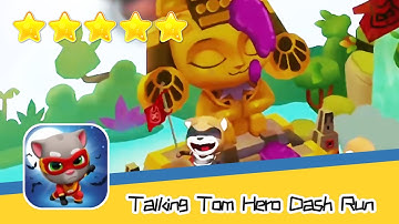 Talking Tom Hero Dash Run Day140 Walkthrough Endless runner Save the world Recommend index five star