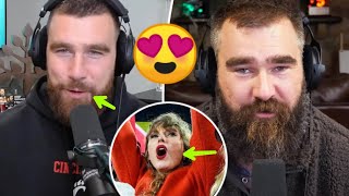 Travis, Jason Kelce hilariously congratulate Swift for making the Super Bowl in her rookie year