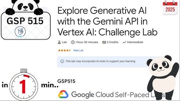 Explore Generative AI with the Gemini API in Vertex AI: Challenge Lab | #GSP515 | #qwiklabs #arcade