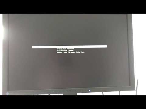 Arch linux boot fail after update
