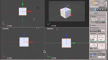 VizBi 2011 - Blender 2.56 Tutorial #4 - QuadView and Windows.mp4
