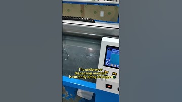 The underwear dispensing machine is currently being debugged