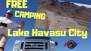 Lake Havasu City FREE Camping BLM Areas  Lone Tree 14 Day Campground