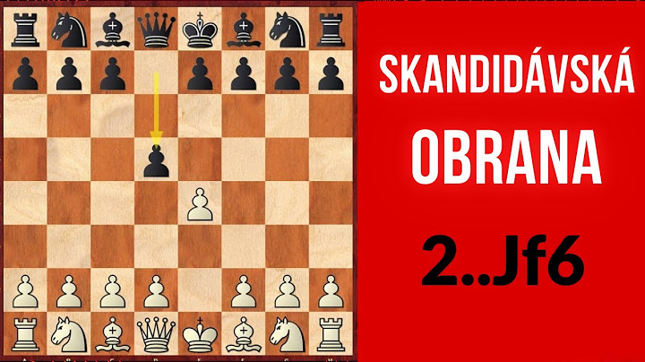 Teorie Skandidávské obrany - poslední díl - 2...Jf6