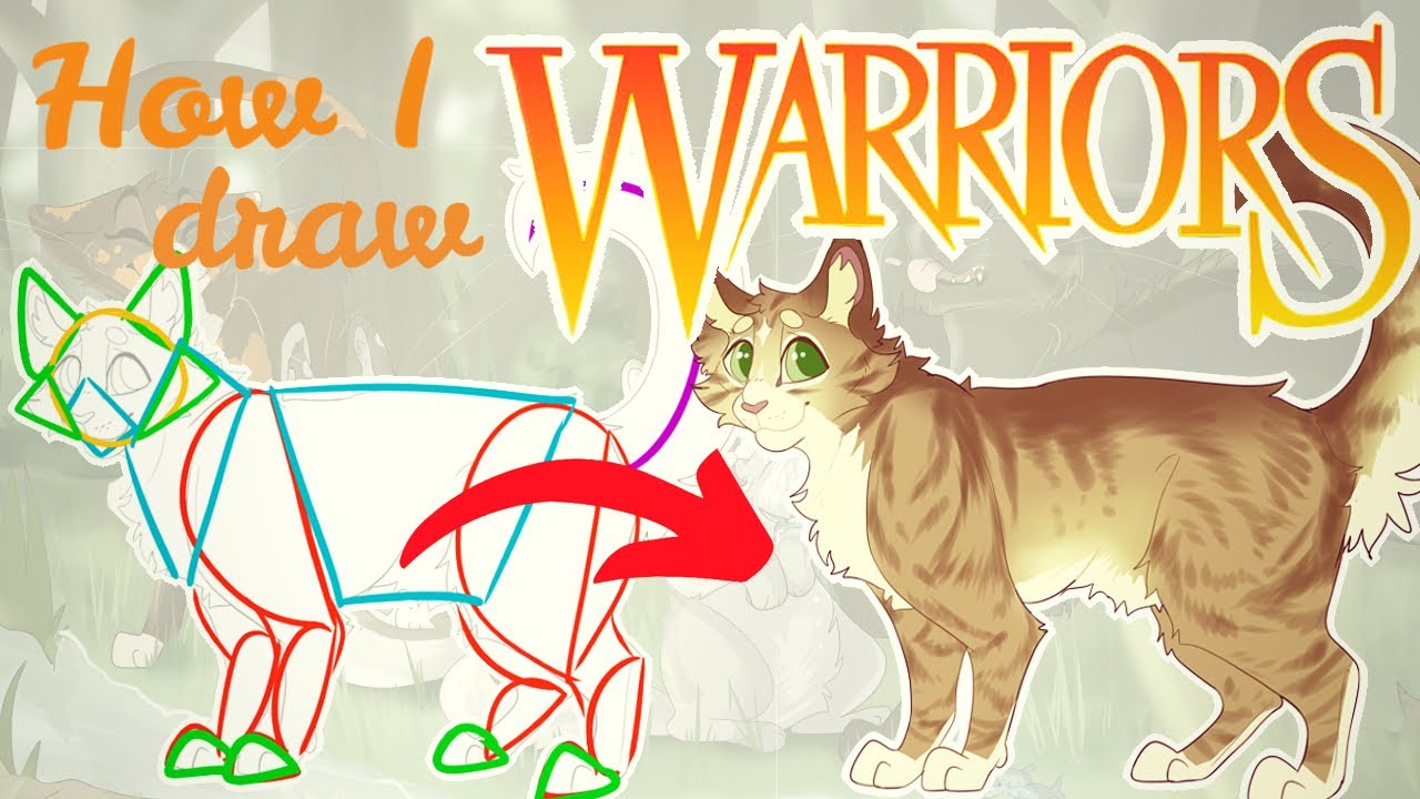 how to draw warrior cats anime
