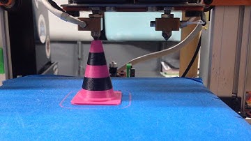 Ord Bot Hadron 3D Printer with SainSmart controller, Dual Extruders, printing in high speed