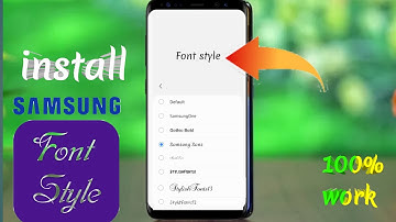 How to install your own samsung fonts 100%working hidden tricks