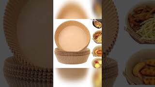 Keep your air fryer clean with our pack of 100 disposable paper air fryer liners! #shorts
