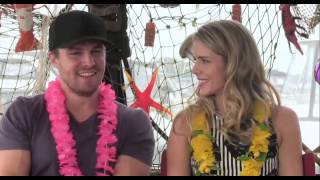 Stephen Amell and Emily Bett Rickards SDCC 2013 Interview