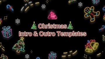 Intro maker: Christmas Templates🎅🎄⛄ | Intro & Outro | 5000+ Free Animation Templates (IOS & Android)
