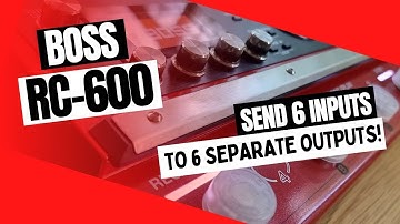 Send 6 INSTRUMENTS to 6 SEPARATE OUTPUTS via 6 INDIVIDUAL TRACKS