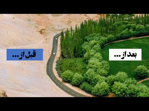 چینی ها چگونه بیابان را به جنگل تبدیل کردند کاری از مهدی ساری خان بیگلو