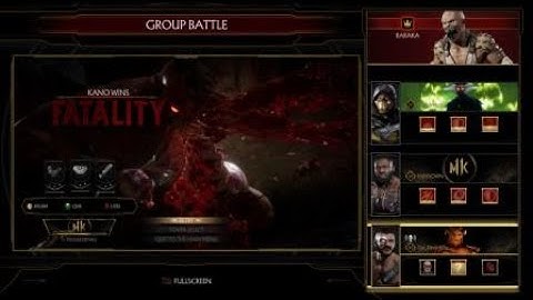 Mortal Kombat 11 Baraka Raid Group Battle 1st try
