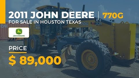 John Deere 770G For Sale