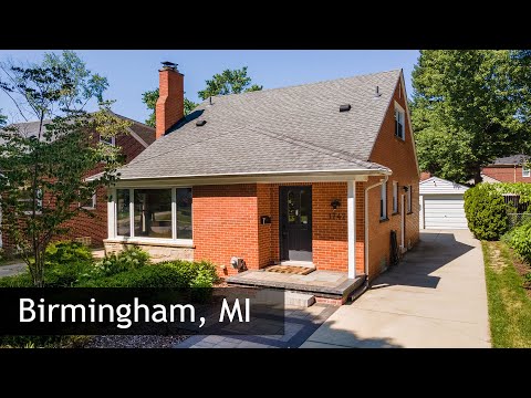 1742 Mansfield Rd, Birmingham, MI home video tour