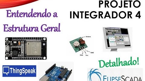 Aula 09: Visão Geral da Integração Esp32, Arduino, Elipse Scada e Thingspeak! - Projeto Integrador