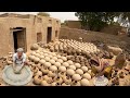 Making Clay Pot by Hand on Wheel | Ancient Method of Clay Pottery | Mud Village Life