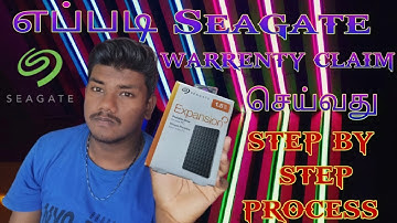 how to claim Seagate warrenty in தமிழ் | how to get Seagate warrenty | step by step process at #stk