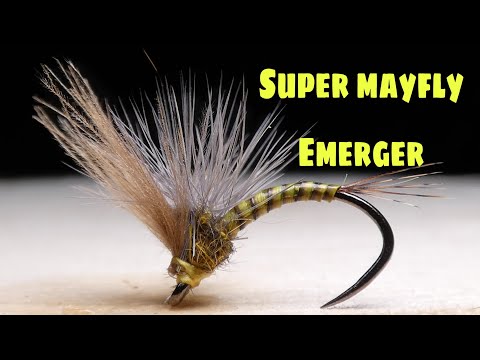 Fly tying SUPER MAYFLY EMERGER by Jorge G. Huertes