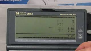 Exploring the powerful calculator application built into the HP 200LX screenshot 5