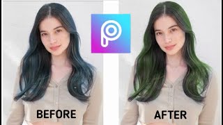 How to Change Hair Color using Picsart Tutorial 2021 |BISAYA Babe screenshot 3