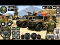 Vechile Games : US Army truck Simulator 🔥 Real War Mission Gameplay | Extreme Combat Action!