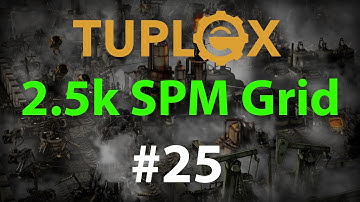 Factorio 2,500 SPM Grid Megabase #25 - Kovarex enrichment, rocket fuel